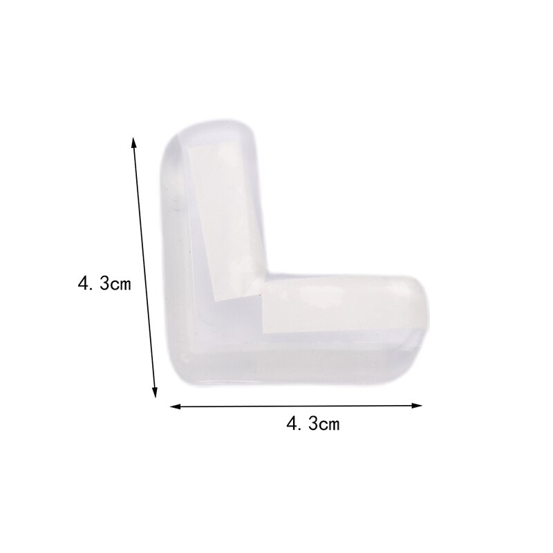 4pcs Baby Safty Infant Collision Angle Glass Table Crash Bar Kids Child Protection Angle Baby Edge Corner Guards