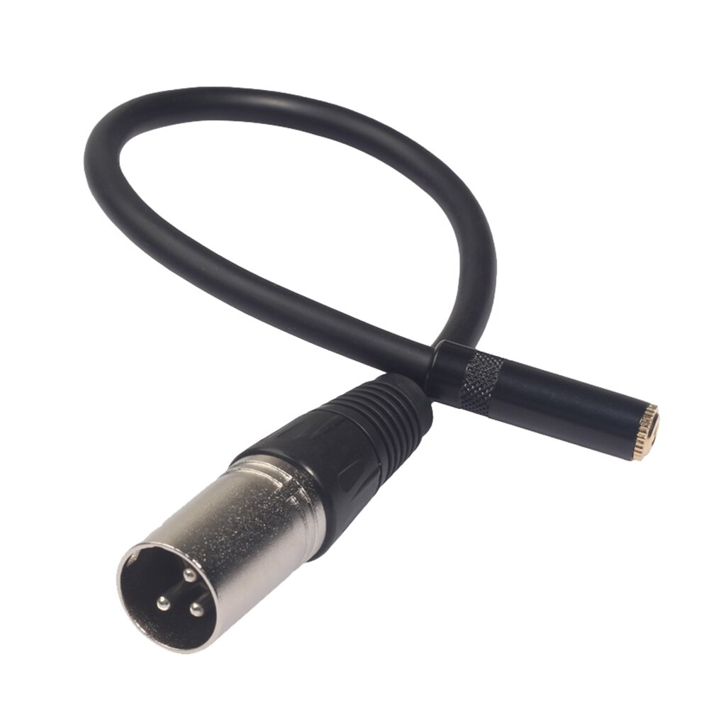 3.5mm Female Stereo/RCA Female Cable To XLR Female/Male Connector