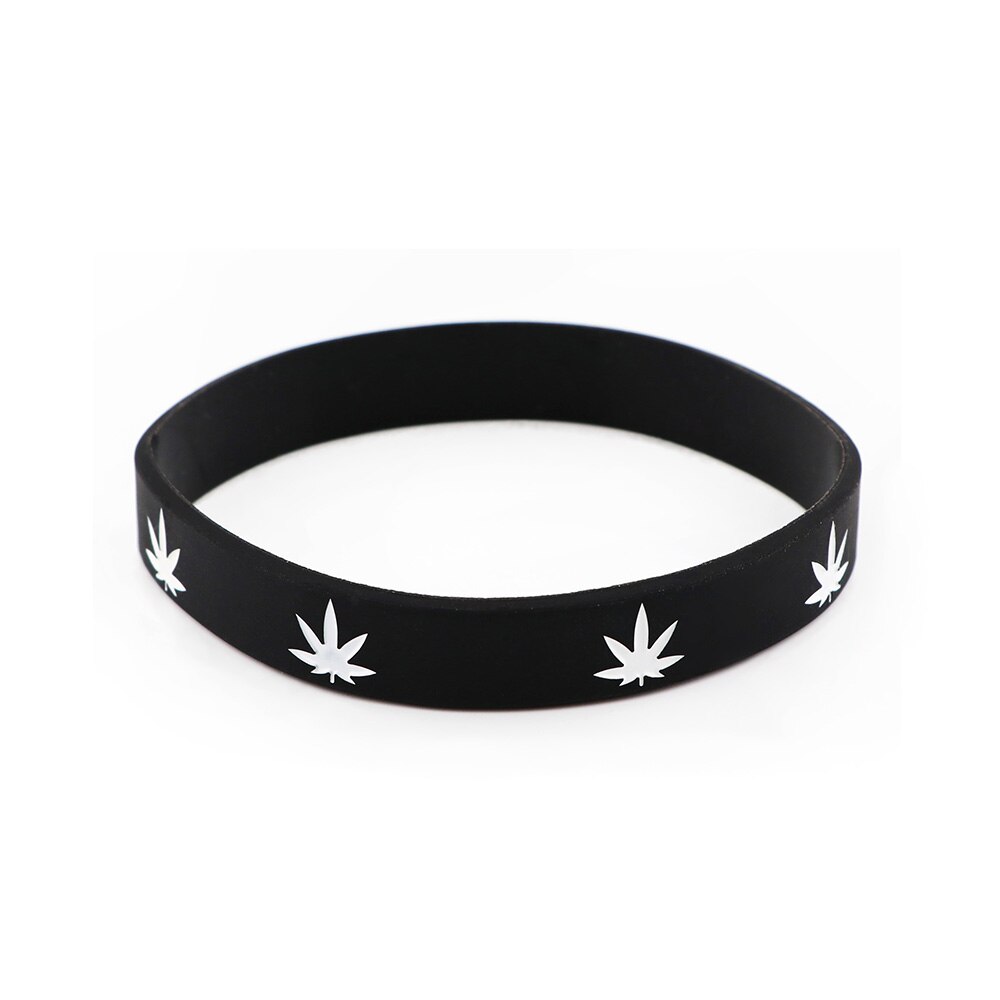 J3386 Ahorn Blatt Silikon Armbinde Einfache Wasserdichte Sport Armbinde Modeschmuck Zubehör für Männer Frauen: 1