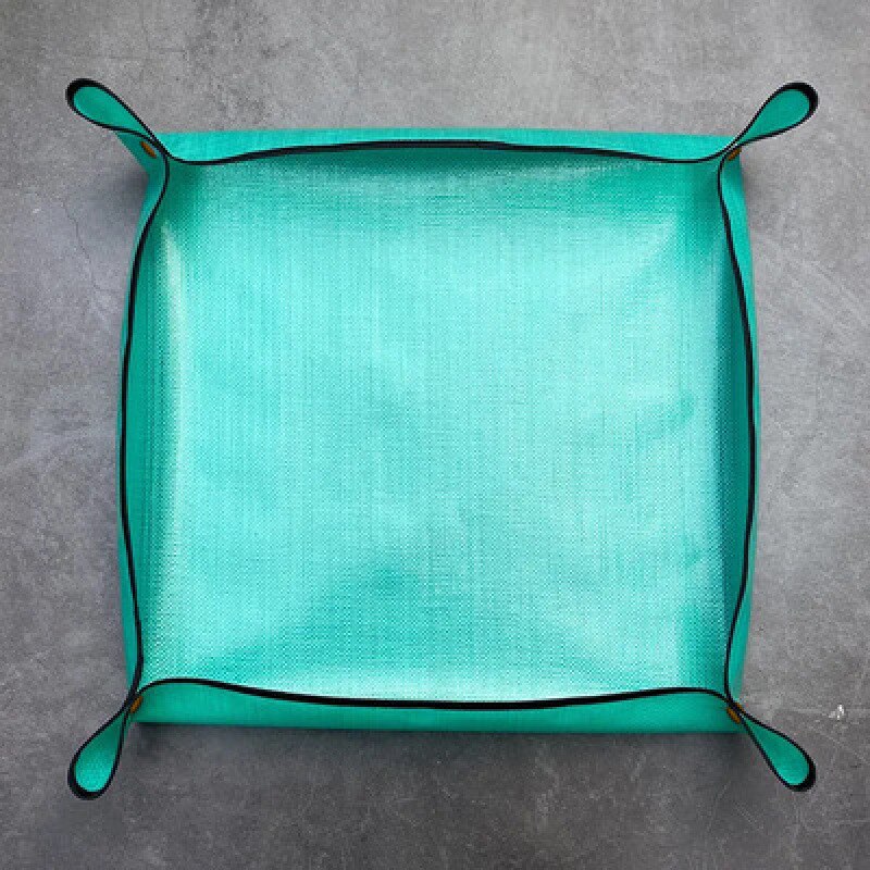 Home planting operation mat PE waterproof ground mat gardening supplies succulent green plant pot mixing soil mat