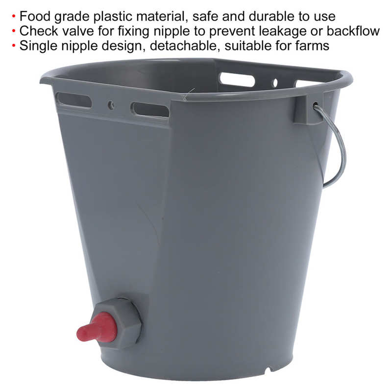 Milk Feed Bucket Livestock Milk Feed Bucket Durable for Farms for Animal Husbandry for Livestock Farms