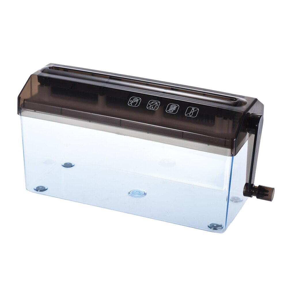 A4 9 "Manual Hand Papier Shredder Document Bestand Handgemaakte Straight Snijmachine Tool voor School Office Thuisgebruik: Black