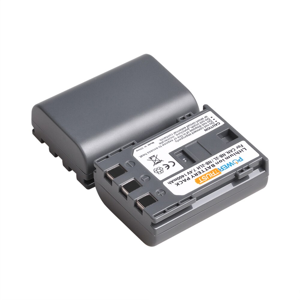 2Pack 1400mAh NB-2L NB-2LH NB2LH Battery + LED USB Charger for Canon PowerShot G7 G9 S30 S40 S45 S50 S60 S70 S80 DC410: 2Battery