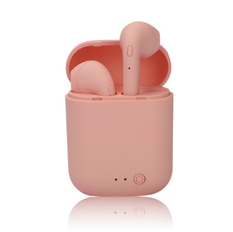 TWS Mini-2 Wireless Headphones Bluetooth 5.0 Earphone Gaming Headset Sport Earbuds Handsfree For Android iOS Xiaomi Smartphones: Pink