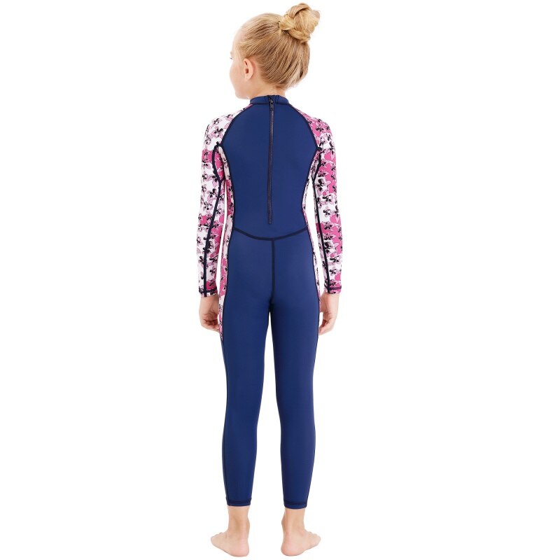 Enfants filles garçons combinaison de plongée Anti-preuve combinaison enfants garder au une-pièce manches longues maillot de bain 1