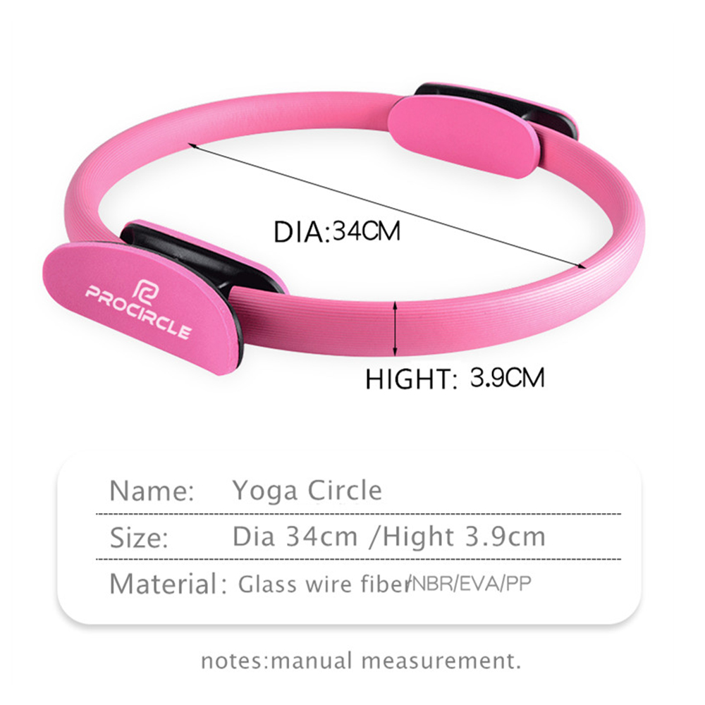 Yoga Pilates Ring Fitness Ring 4 Kleuren Pilates Circle Fitness Magische Cirkel voor Fitness Training/Full-Body Workout