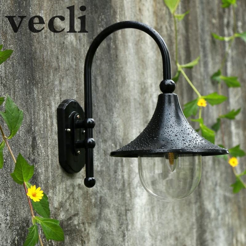 Grote Luidspreker Wandlamp, Waterdichte Tuin Outdoor Wandlamp