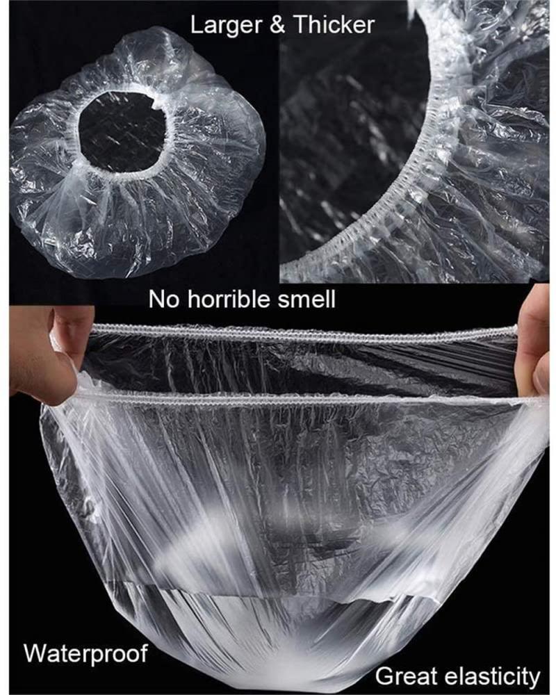 100 Stuks Wegwerp Herbruikbare Kom Covers Met Elastische Houden Vers Voedsel Opslag Saran Wrap Voor Koelkast Keuken