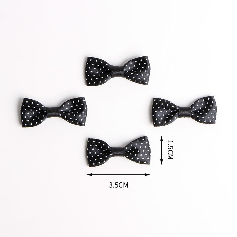 Strik bedrukte punt platte knoop 5 punten platte knoop 2 punten riem stippenstrik haarband strik: 02y