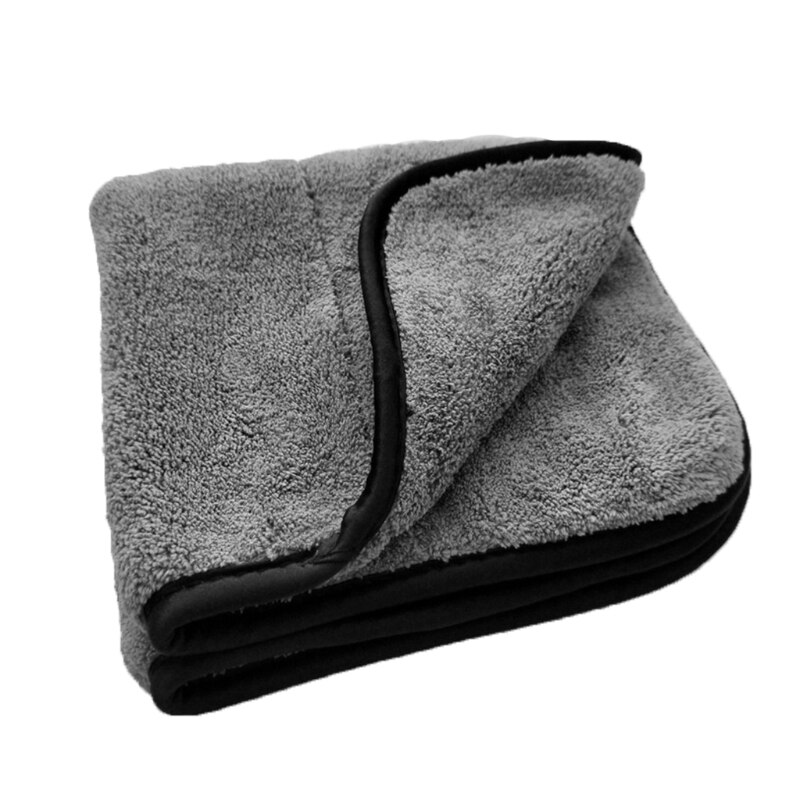 42*48cm 1000GSM Auto Detaillierung Korallen Vlies doppelseitige Handtuch Auto Reinigung Auto Waschen Lappen für Autos Heimat Küche: BK