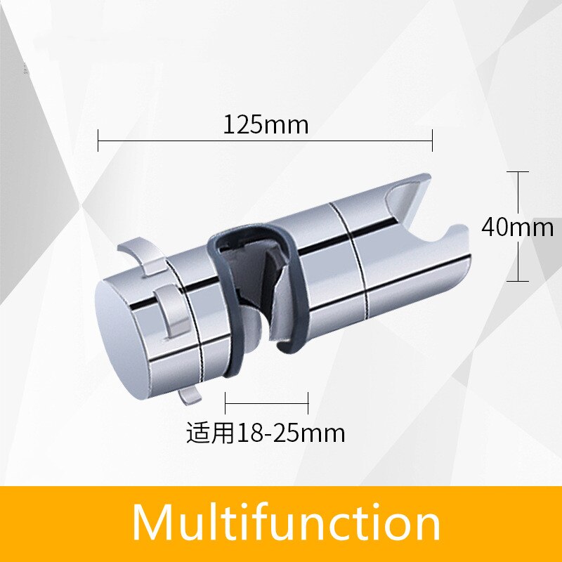 Dusche Halterung Dusche Schiene Halter 20 ~ 25mm ABS Chrom Dusche Kopf Halter Einstellbar Bad Zubehör Universal: Multifunction