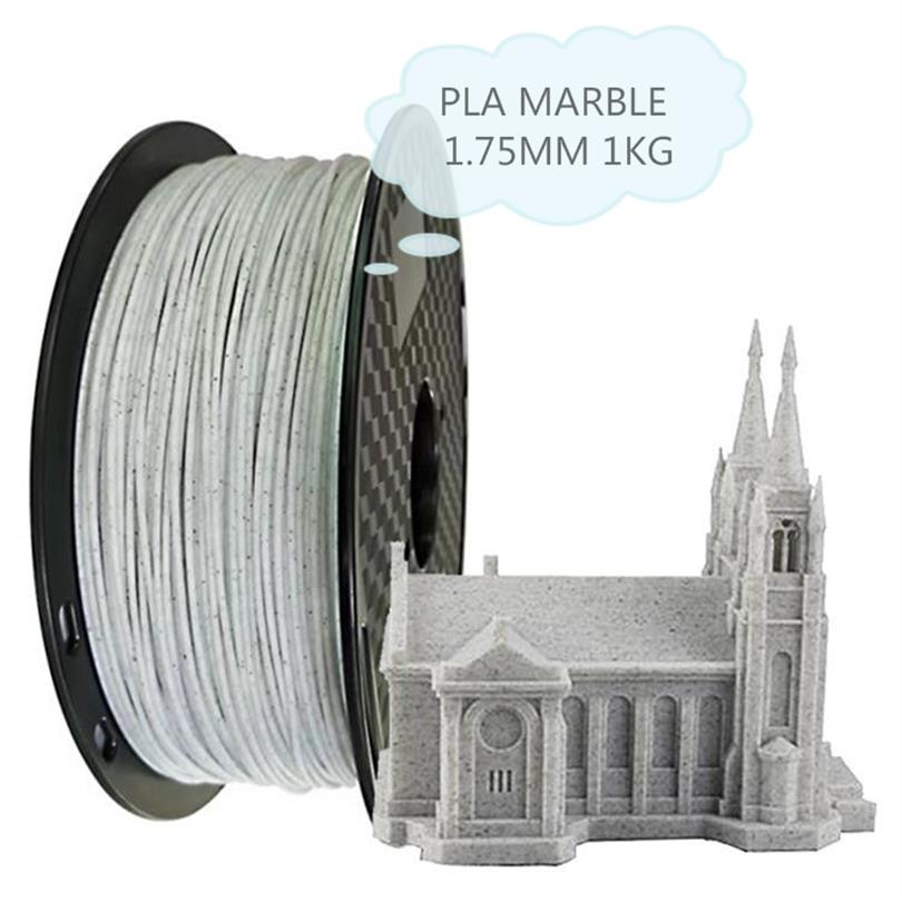 3D yazıcı sarf PLA mermer taş seramik malzeme 1.75MM 1KG baskı malzeme hattı