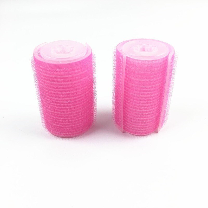 2 sztuk samoprzylepne wałek robić włosów dla grzywka Dom salon DIY fryzjerstwo lokówki magiczne plastikowe duże stylizacja włosów przybory kosmetyczne