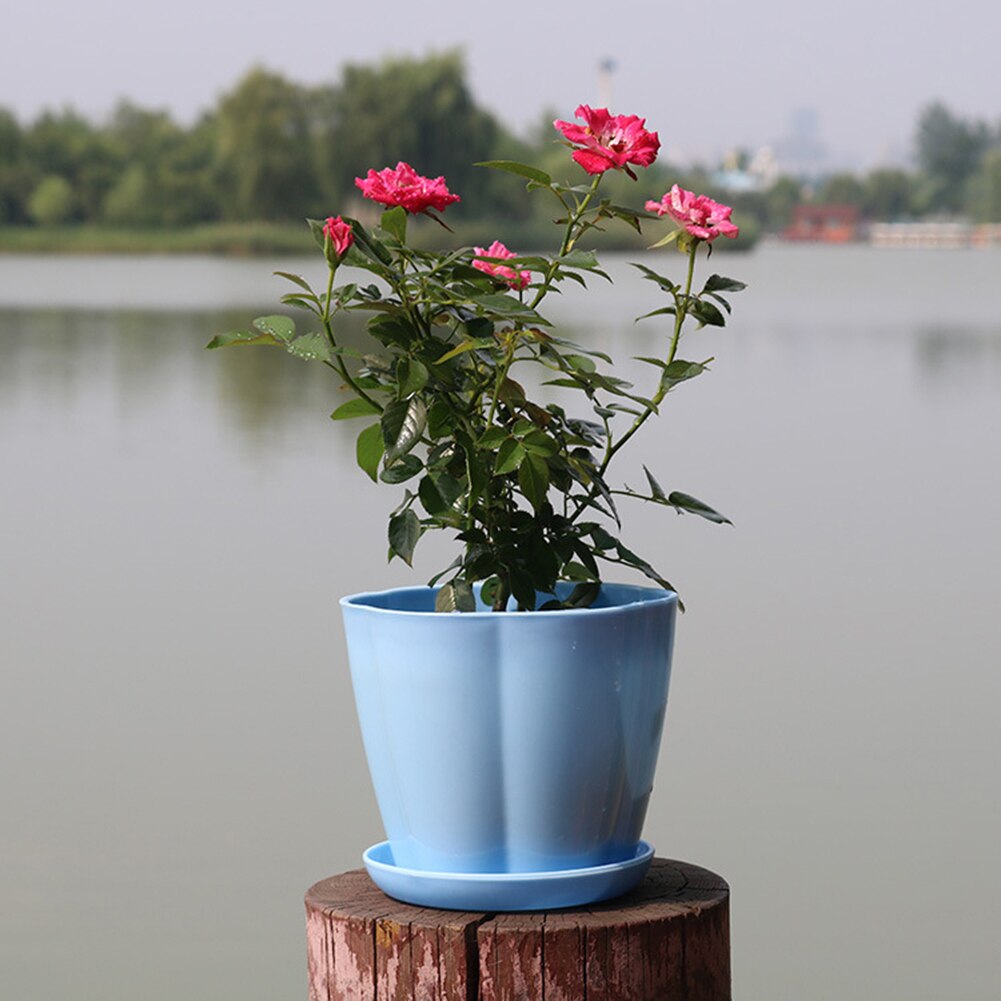 Pumpa form plast imitation porslin blomkruka suckulenta trädgård planter trädgård leveranser