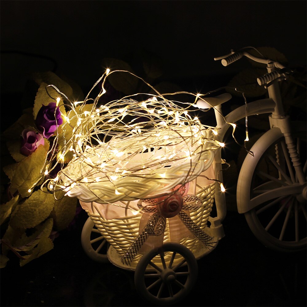 2M & 3M Led String Lights Copper Wire Battery Powered Festival Lamp Fairy Light For Chrismas Home Party DIY Decoration