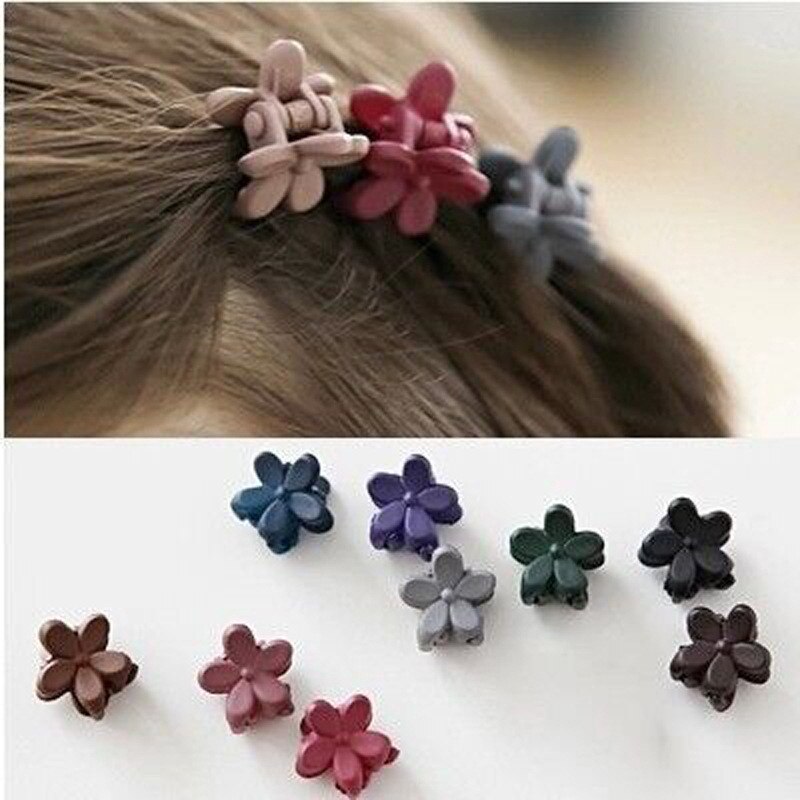 20 PCS/Set Korean Hair Claws Hair Accessories Girls Hairpin Small Flowers Hair Clips Bangs for Children Random Colors
