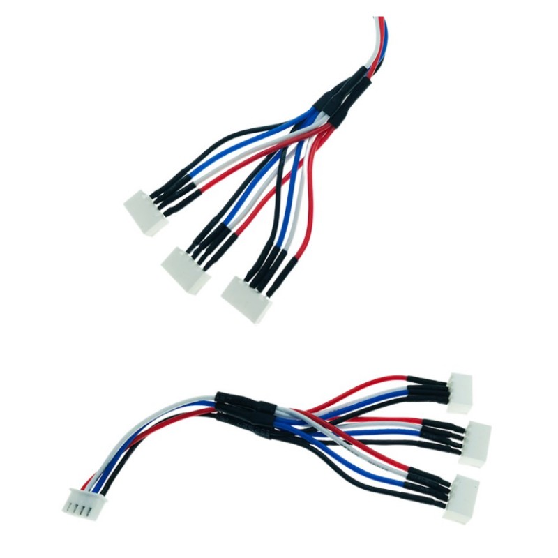 3 In 1 Plug Adapter 7.4V 11.1V 2S 3S Lipo Batterij Opladen Parallelle Lijn Kabel voor B3 Balanslader RC Model Boot Auto Vliegtuig