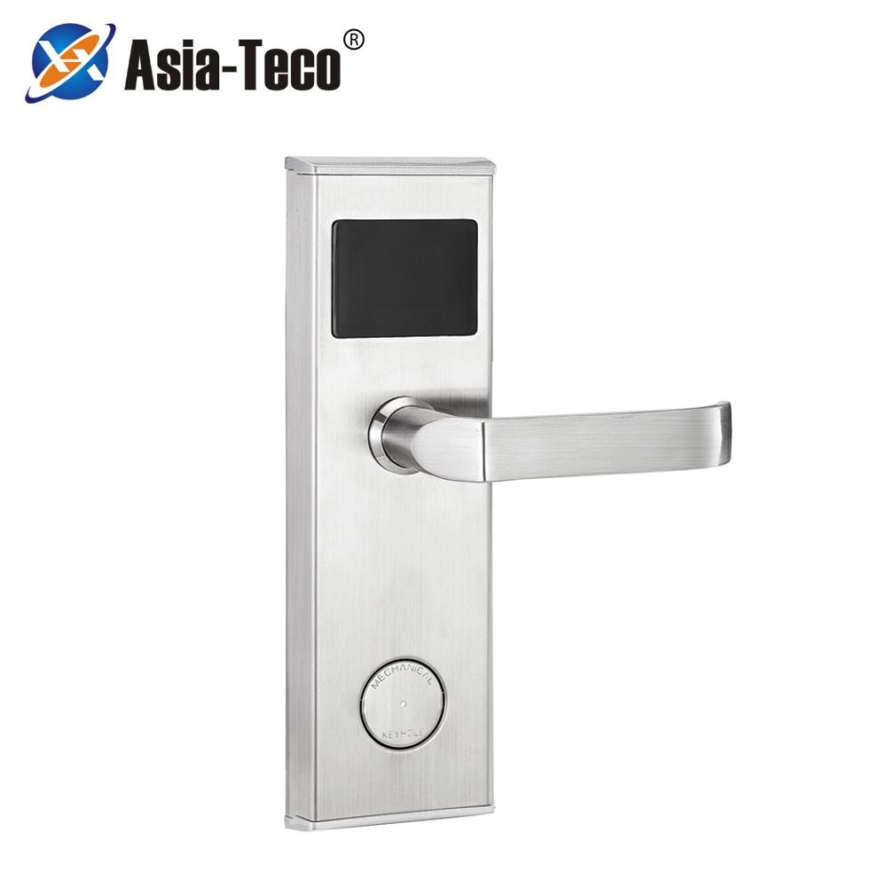Electric Lock RFID Card Stainless Steel Door Lock Smart Door Lock For Hotel Apartment 118E-Y-S2