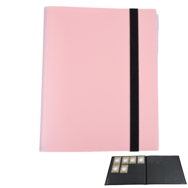 Premium Trading Card Binder met meerdere zakken - Houdt 160/360/480 kaarten - Duurzame PP-hoes - Ideaal voor basketbal, voetbal en sportkaarten: Clear