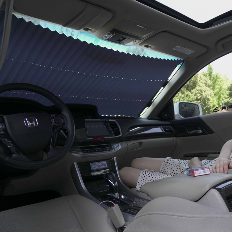 Suv vrachtwagen auto voorruit intrekbare zonneklep achterruit zonneklep blind zonneklep warmte-isolatie uv-gordijn 46/65/70cm
