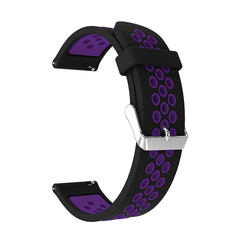 Geeignet für Huawei HUAWEI Uhr GT/GT2 Metall Schnalle Doppel Farbe Runde See Silikon Band Clever Uhr Gürtel Uhr zubehör
