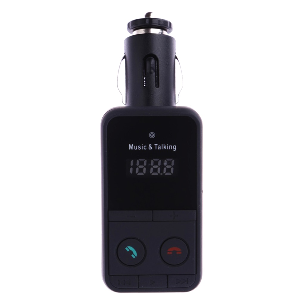 Car Kit Voltmeter Ammeter Wireless Bluetooth FM Transmitter MP3 Player USB