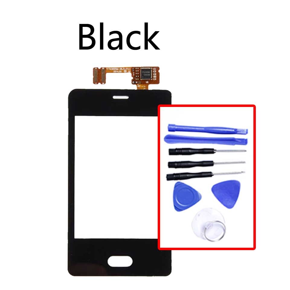 Zwart Touch Screen Voor Nokia Asha N501 501 Digitizer Panel Sensor Glas Vervanging Onderdelen: Black-With tool