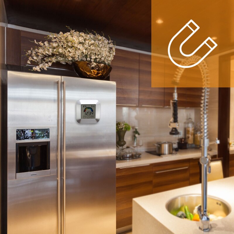 Humidity Touches Electronic Weather Clock Humidity Monitor Touchscreen Backlight Timer DNJ998