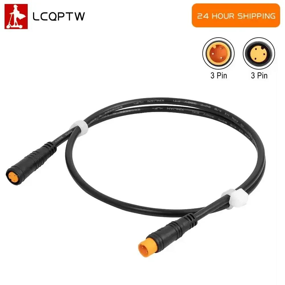 Male Female Extension Cable Sensor for BAFANG Electric Bicycle Motor Drive Thumb Throttle Ebike 3 Pin Conversion Connector Cable