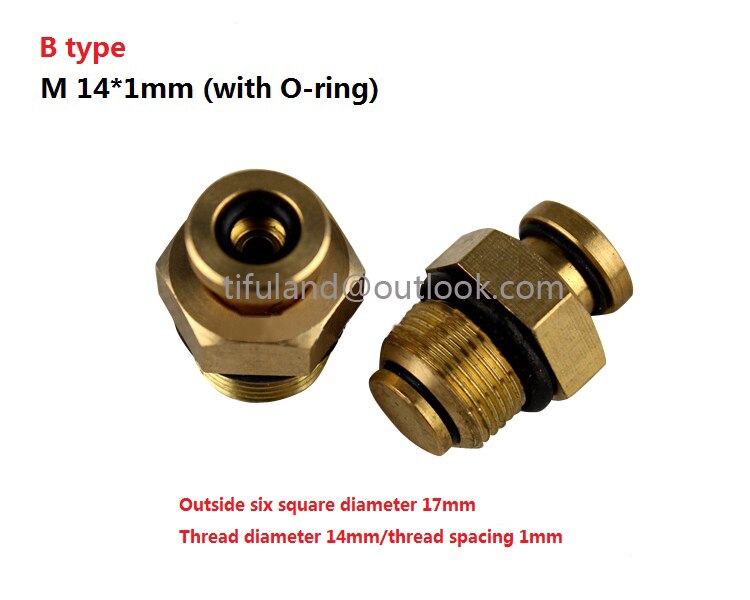 Inflatable Shaft Inflation Nozzle Pneumatic Shaft Nozzle Air Shaft Nozzle Air Expanding Shaft Valve: B type