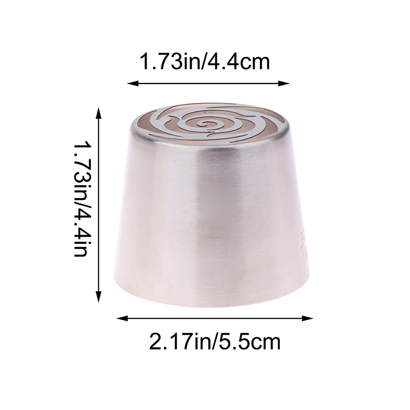 1Pc Stainless Steel Russian Piping Tips Christmas Cake Icing Frosting Nozzles For Cupcake Decoration DIY Kitchen Baking Tool: SKY BLUE