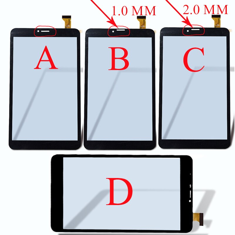 8 &quot;DP080133-F1 pollici FHX di vetro del convertitore analogico/digitale del pannello del Touch Screen per il sensore della compressa di DEXP Ursus Z180 3G/N280/N180/P280/NS280