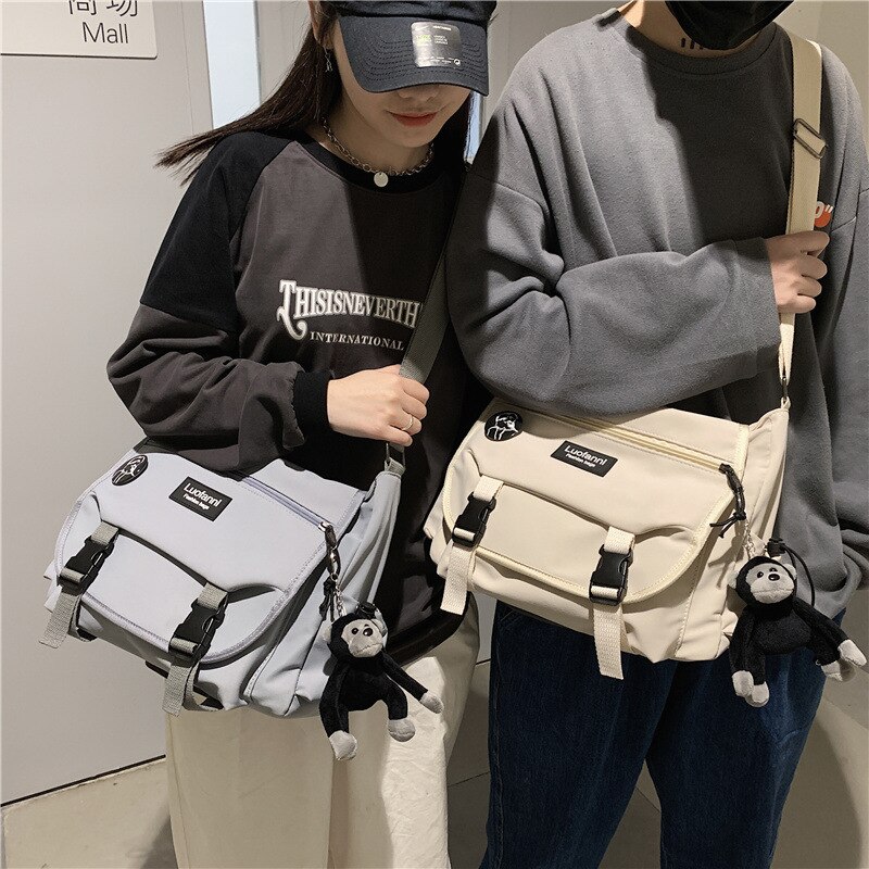 Original Messenger Bag Brand Japanese Shoulder Bag Ins Simple Student Class Bag Female Casual Shoulder Bag