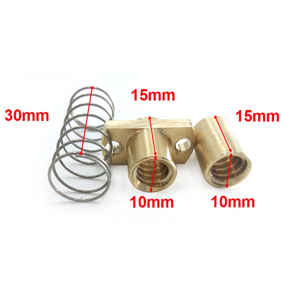 CNC 3018 exclusive 3D Printer Parts T8 Anti Backlash Spring Loaded Nut Elimination Gap Nut for 10mm