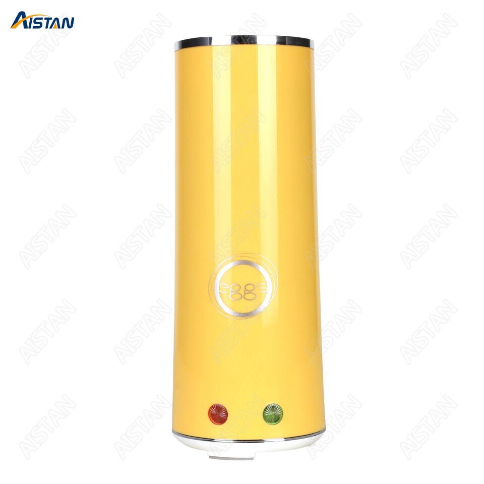 JDQ101/JDQ201 Hands-Free Automatic Electric Vertical Nonstick Easy Quick Egg Cooker Breakfast Egg Sausage Roll Cup Machine: Single Hole Yellow