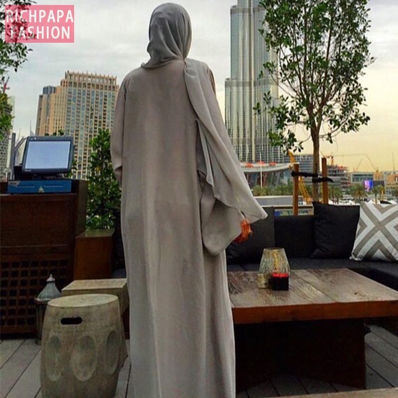 Abaya Femme Kimono Caftan Robe dubaï Islam musulman Hijab Robe Abayas Caftan Marocain Qatar Oman turquie Elbise Ramadan vêtements
