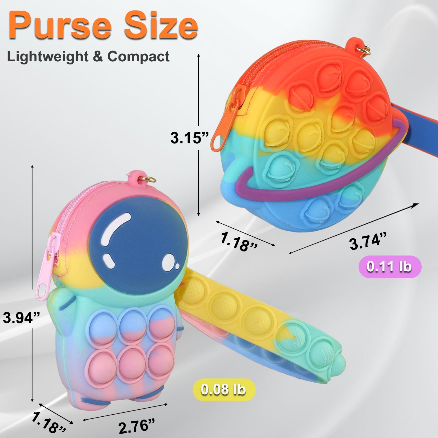 Fidget-spielzeug, kawaii popits schlüsselanhänger, mini-pop-beutel, kleiner regenbogen-popits schlüsselanhänger, push-bubble-spiel, sternen-partygeschenke, symomok