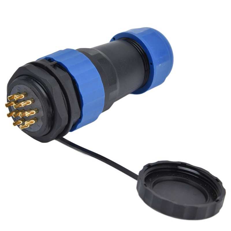 Industrial Socket 2000MΩ Insulation Resistance Waterproof Connector for Instrument: 12 core
