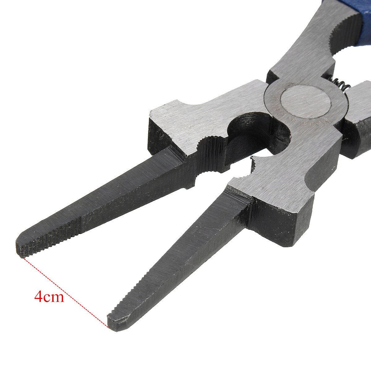 Multipurpose MIG Welding Pliers Pincers Flat Mouth Pliers Tool Spring Loaded Insulated Handle Hand Tools