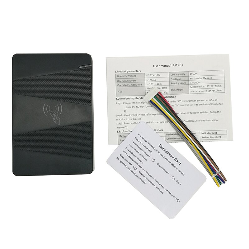 Waterproof Access Control 125KHz RFID EM Card Reader Door Access Control System Door Lock Opener Used for Video Intercom System