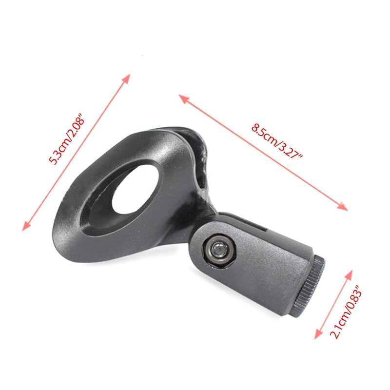 Y3nc universelle mikrofonhalterungen, bruchfeste mikrofonklemme, mikrofonhalterung für kabelgebundene/kabellose mikrofone, zubehör