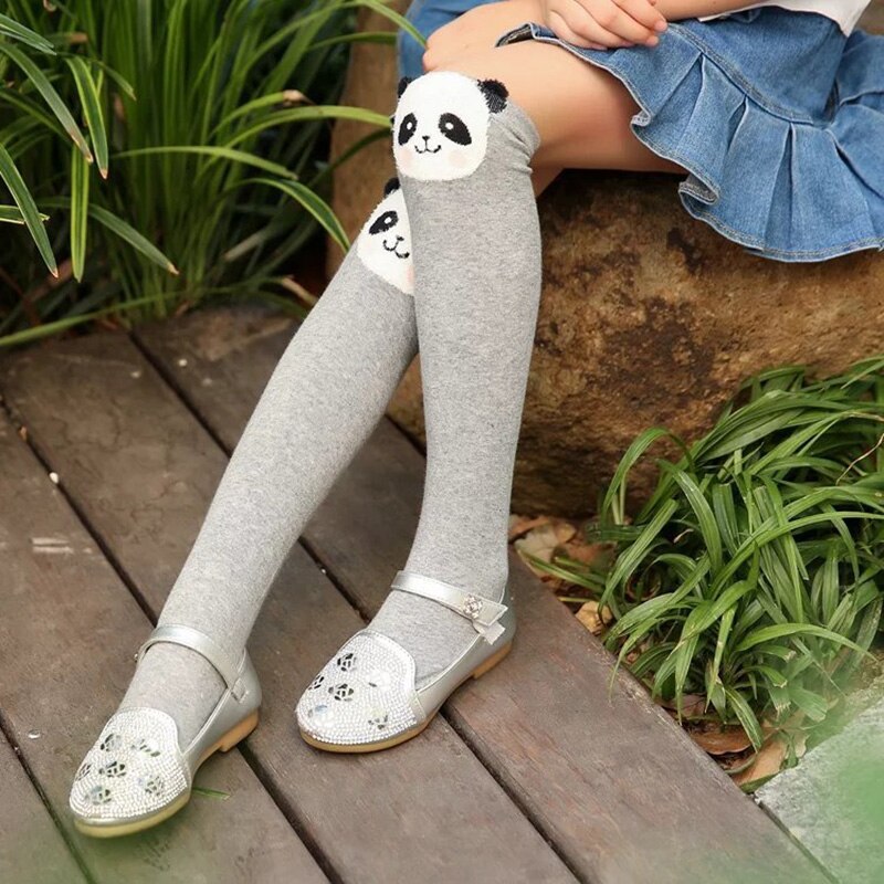 Chaussettes hautes en coton pour bébé filles chaussettes longues dessin animé mignon enfants chaussettes enfant en bas âge chaussettes de danse jambières pour les filles de 3-12 ans chausette bebe fille chaussette garc