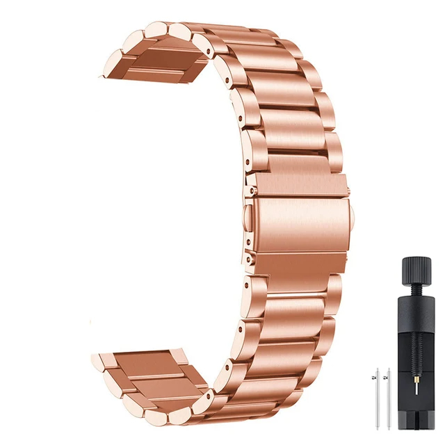 Correa de Metal para Omega X Swatch Joint MoonSwatch, pulsera de acero inoxidable de 20mm, accesorios de repuesto para pulsera de negocios: Blue pink