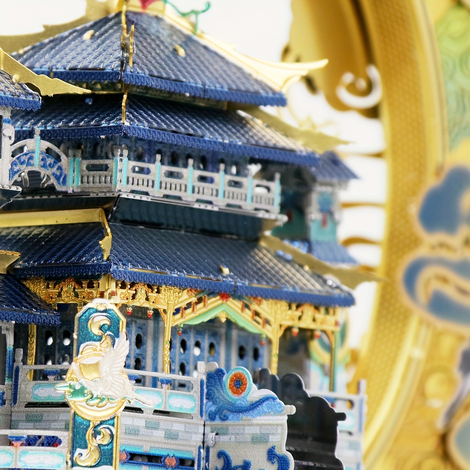 MY Moon Palace 3D three-dimensional jigsaw metal assembly model play diy birthday to girlfriend