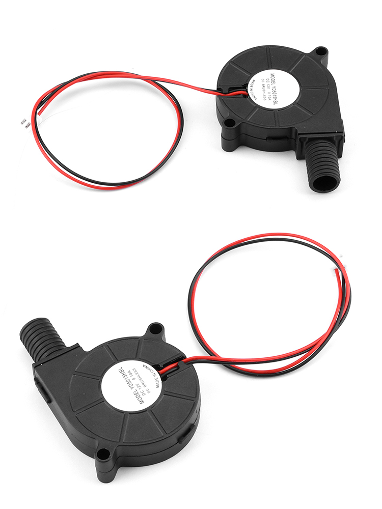 DC 12V radial Turbo gebläse 5CM 5015 Bürstenloser DC Kühler Kühler für 3D-Drucker Luftbe feuchter und Kleingeräte