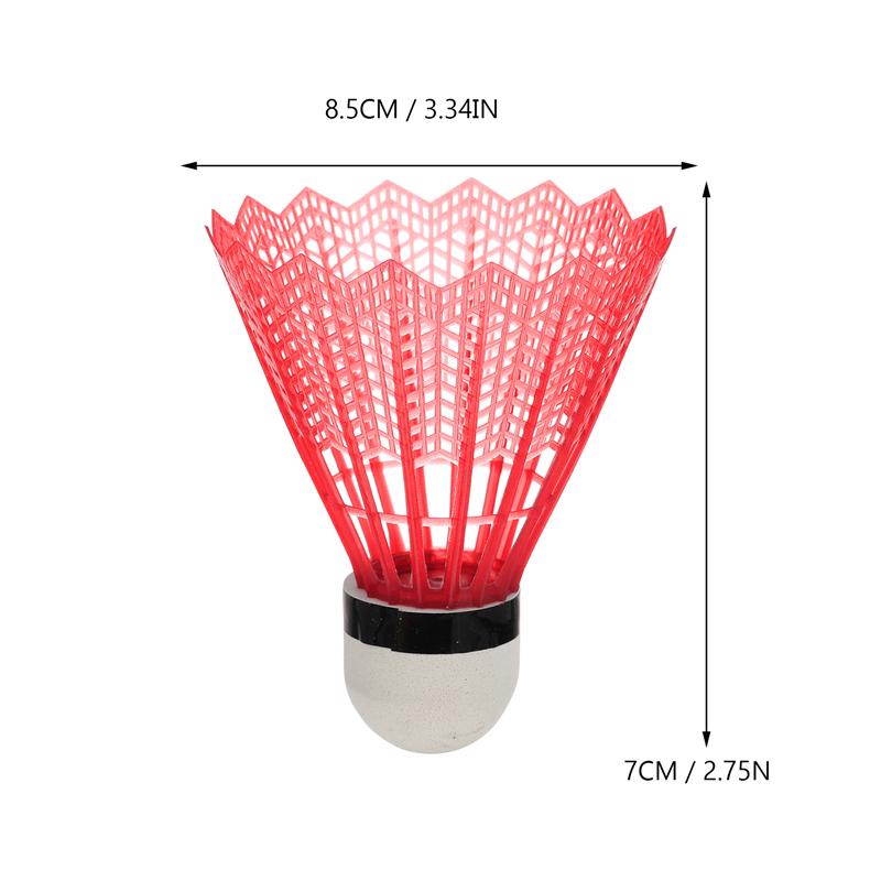 18pcs Practical Plastic Badminton Training Shuttlecock Badminton For Home