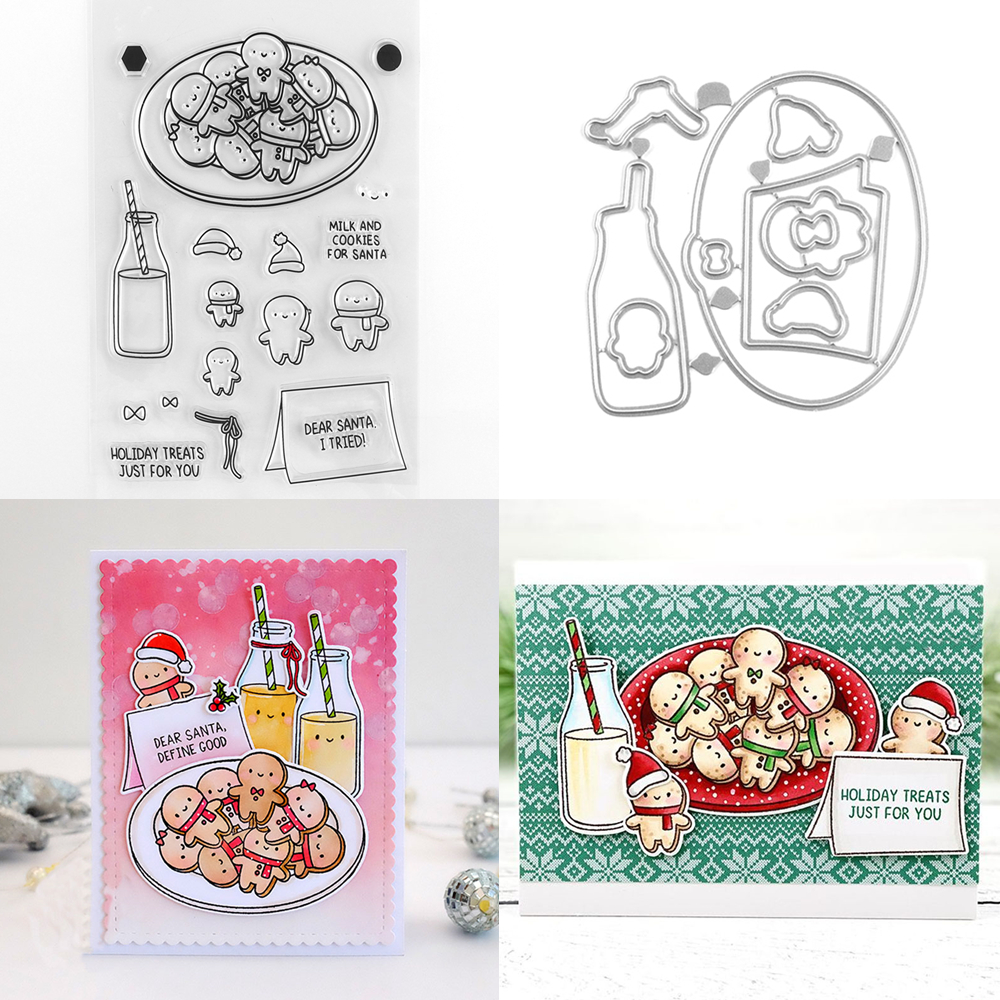 Troqueles y sellos de corte de feliz cumpleaños/nieve mucho amor, troquel de palabras de sentimientos navideños grandes para manualidades de tarjetas de álbum de recortes DIY: L / Gris oscuro