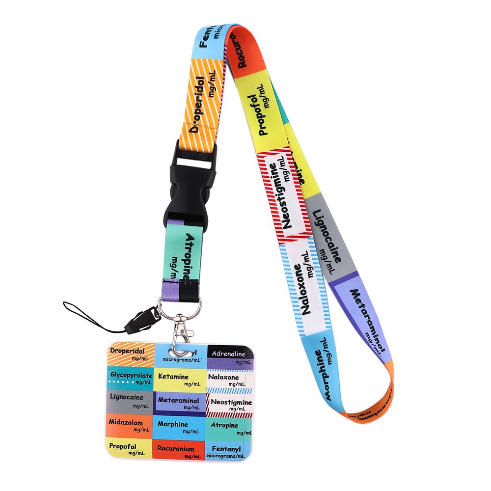CB895 Starry Sky Rainbow Lanyard Detachable Multifunction Strap ID Card Key Ring Holder DIY Cell Phone Lanyard Strap: 25