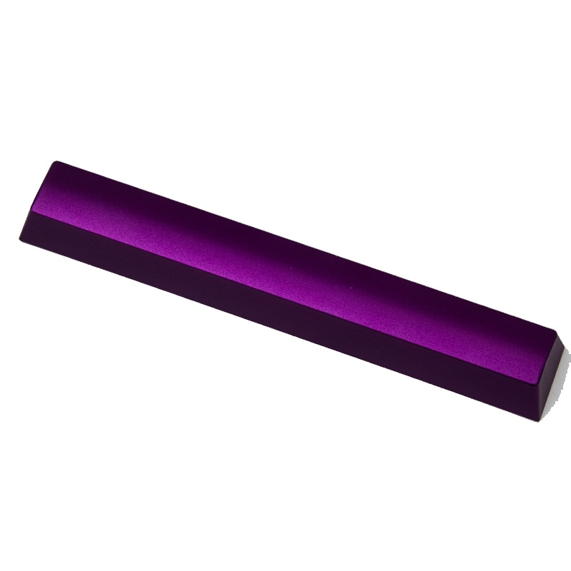 Mechanical Keyboard Metal Blank Space Bar Keycap 6.25U 6.25X Aluminum Alloy CNC Anodic Oxidation Spacebar Key Caps OEM Profile