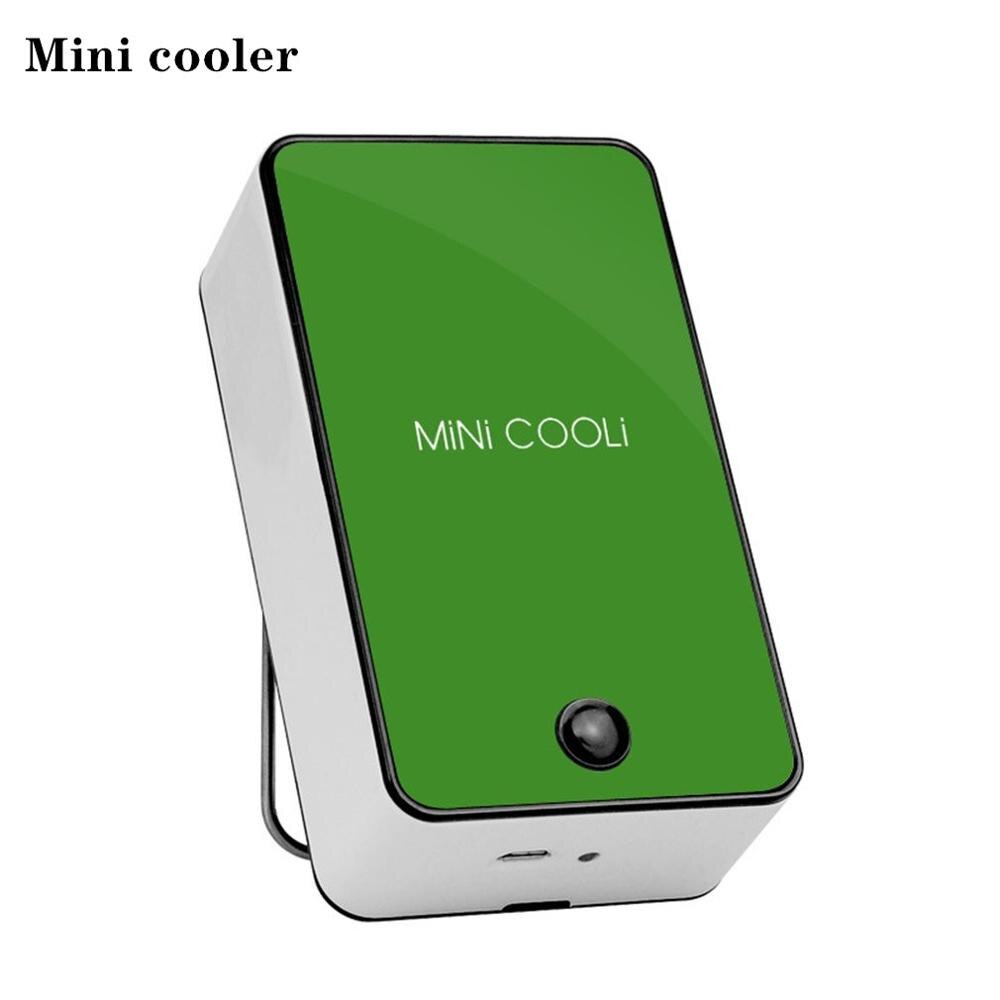 Handy Portable Mini Fan Heater/cooler Desk Desktop Winter Warmer Fast Electric Heater Thermostat Fan For Bedroom Office Home: cooler green
